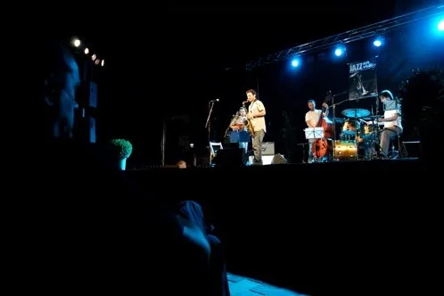 Concert del Cicle de Jazz a la plaça de Can Quitèria